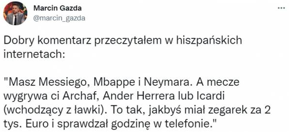 TRAFNY KOMENTARZ hiszpańskich mediów o sytuacji w PSG!